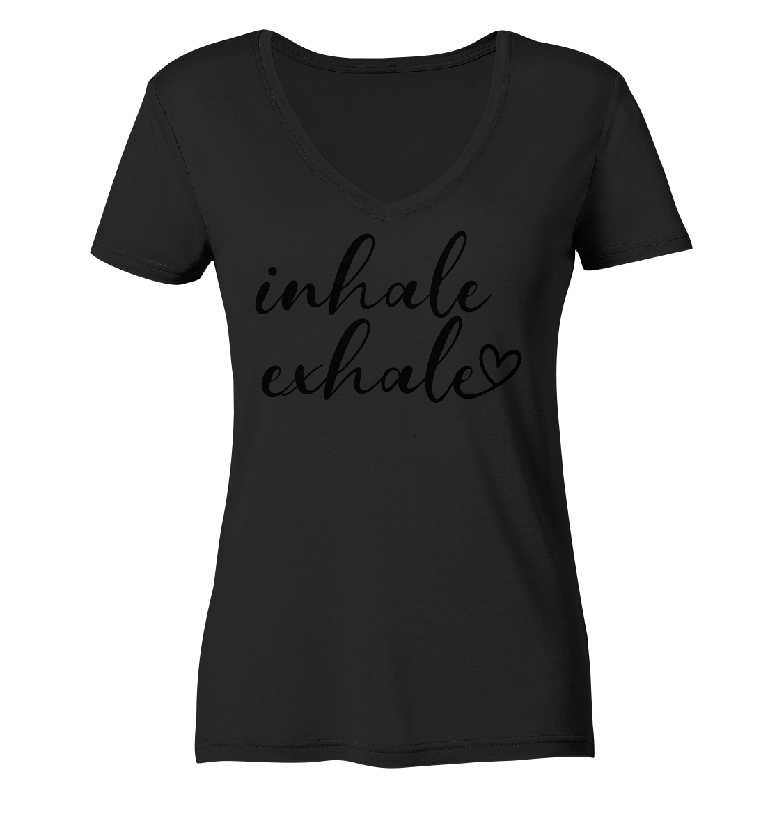 ´´inhale/exhale´´ Kollektion - Ladies V-Neck Shirt