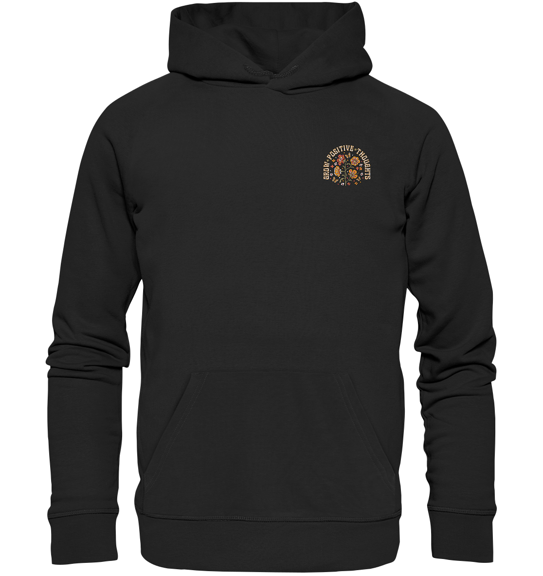 ´´Positive Gedanken´´ 1. Kollektion für Damen, Herren &, Kids - Organic Basic Hoodie