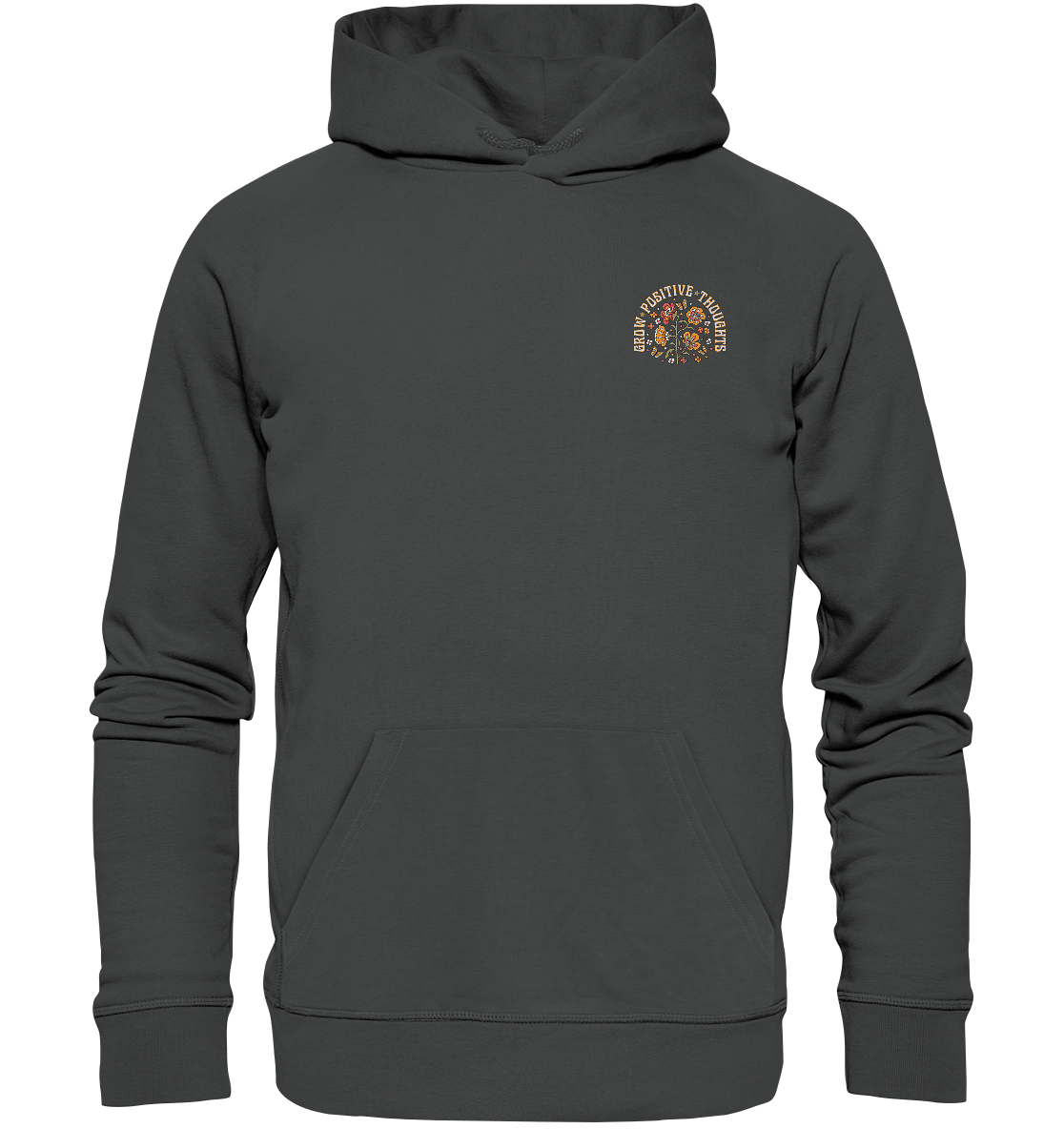 ´´Positive Gedanken´´ 1. Kollektion für Damen, Herren &, Kids - Organic Basic Hoodie