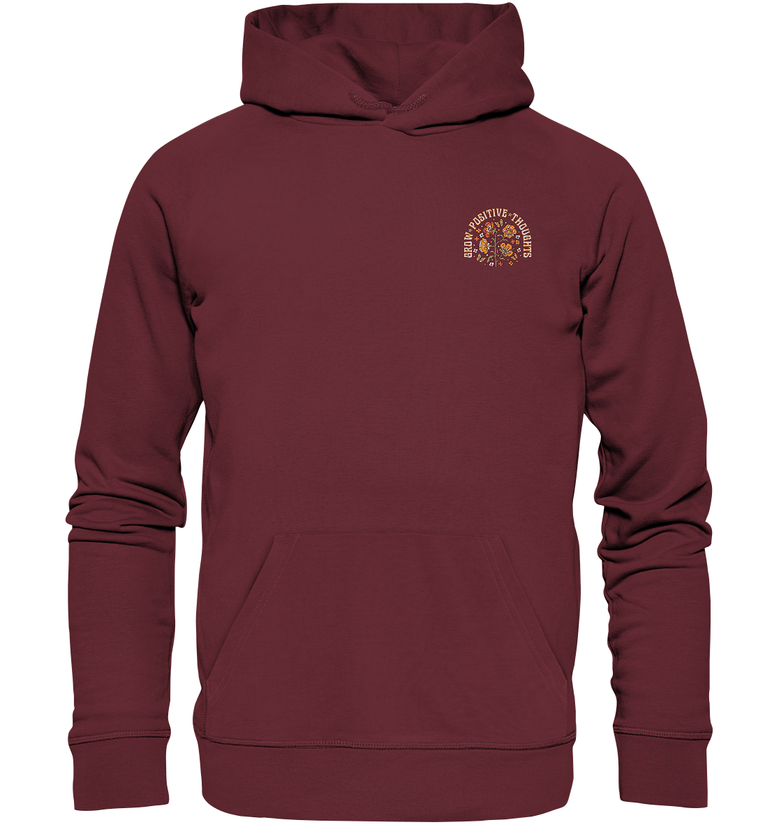 ´´Positive Gedanken´´ 1. Kollektion für Damen, Herren &, Kids - Organic Basic Hoodie