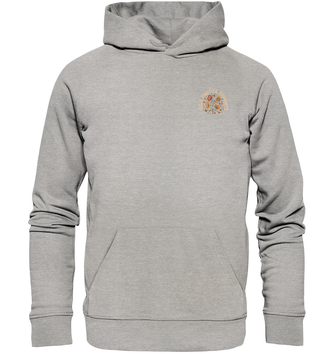 ´´Positive Gedanken´´ 1. Kollektion für Damen, Herren &, Kids - Organic Basic Hoodie
