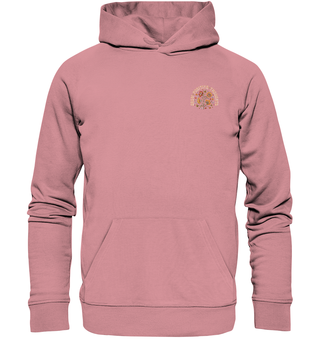 ´´Positive Gedanken´´ 1. Kollektion für Damen, Herren &, Kids - Organic Basic Hoodie