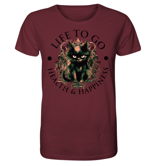 "Paranormal" Kollektion CREEPY CAT Herren - Organic Shirt