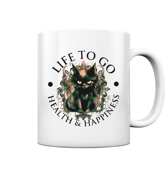 Paranormal Collection, Tasse "Creepy Cat"  - Tasse glossy